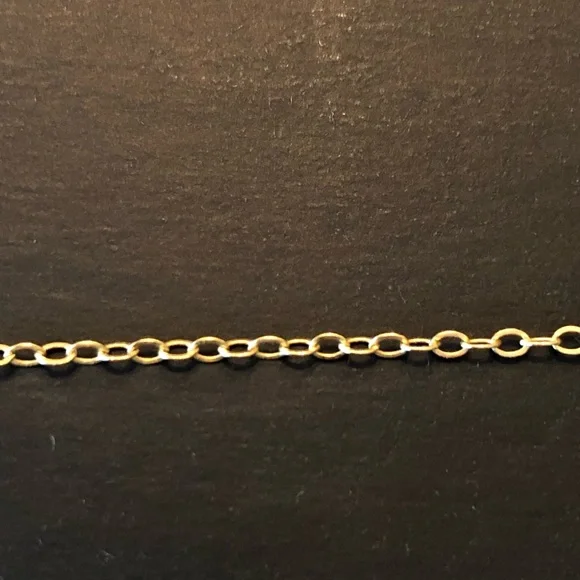 16 inch dainty gray druzy necklace with extender. - Picture 9 of 9